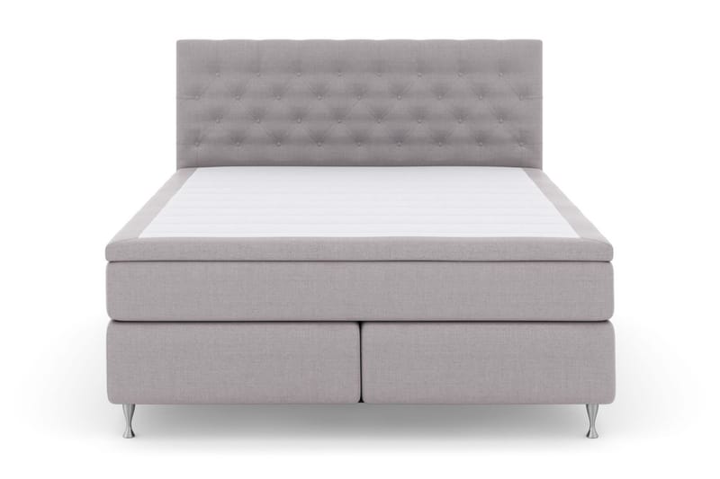 Kontinentalsäng Choice No 6 160x200 Fast/Medium Latex/Memory - Ljusgrå|Silver - Möbler - Säng - Kontinentalsäng