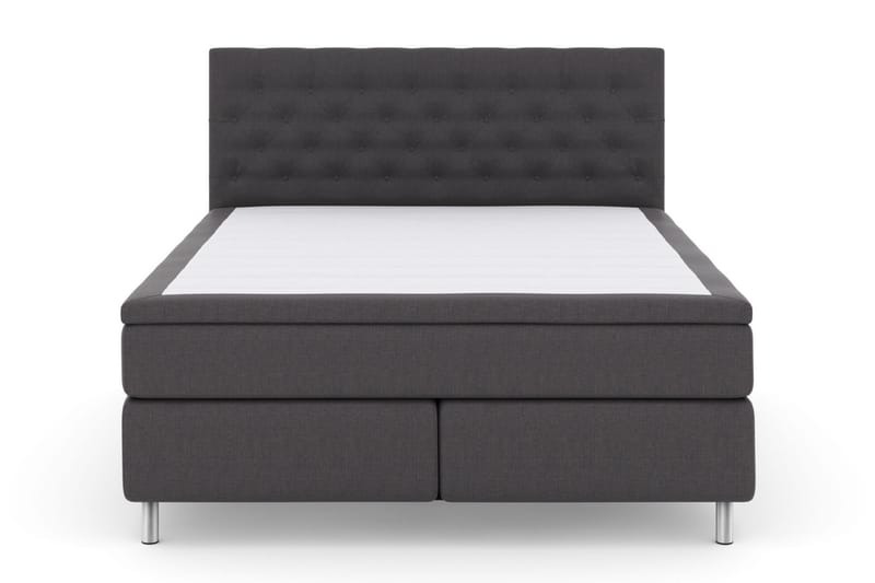 Kontinentalsäng Choice No 6 160x200 Medium Watergel - Mörkgrå|Metall - Möbler - Säng - Kontinentalsäng