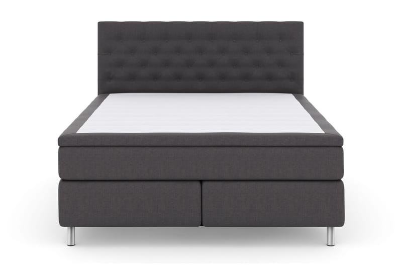 Kontinentalsäng Choice No 6 180x200 Fast Watergel - Mörkgrå|Metall - Möbler - Säng - Kontinentalsäng