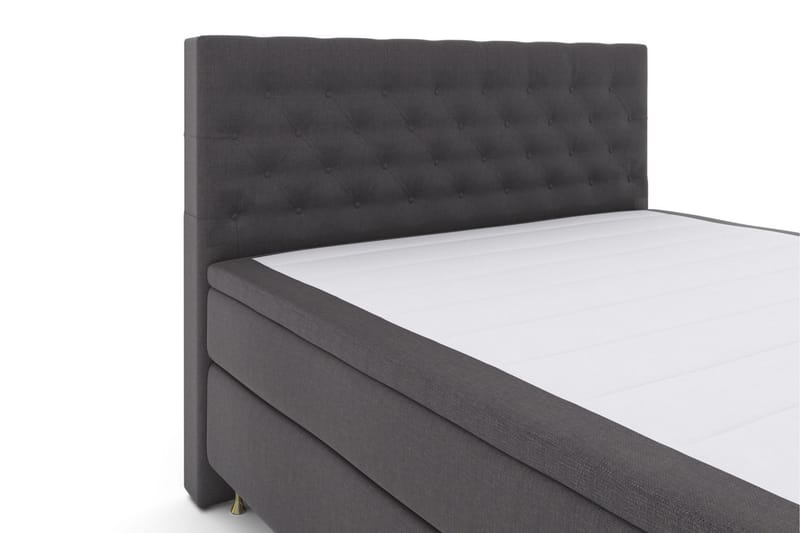 Kontinentalsäng Choice No 6 210x210 Fast Latex/Memory - Mörkgrå|Guld - Möbler - Säng - Kontinentalsäng
