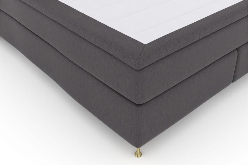 Kontinentalsäng Choice No 6 210x210 Fast Latex/Memory - Mörkgrå|Guld - Möbler - Säng - Kontinentalsäng
