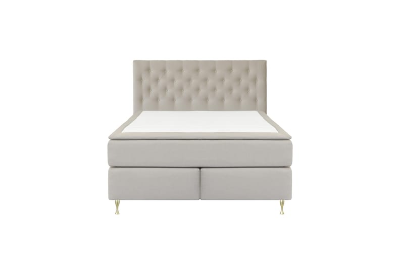 Kontinentalsäng Choice No 6 210x210 Fast Watergel - Beige|Guld - Möbler - Säng - Kontinentalsäng