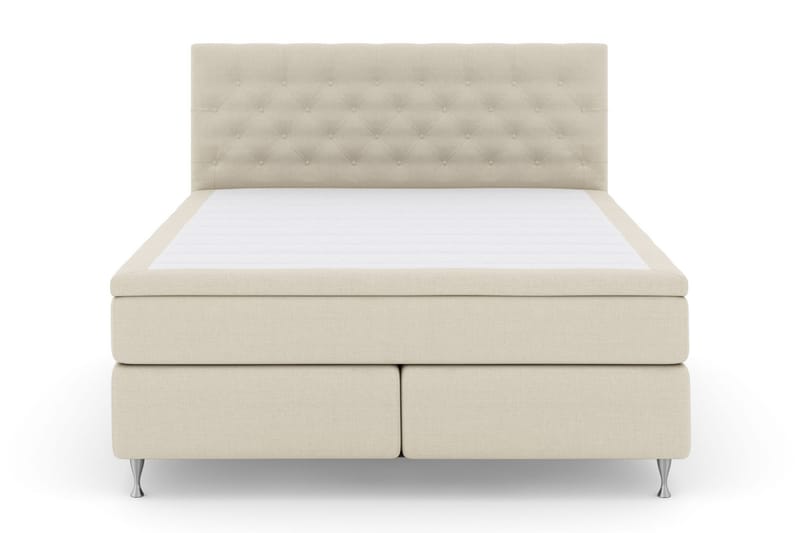 Kontinentalsäng Choice No 6 210x210 Fast Watergel - Beige|Silver - Möbler - Säng - Kontinentalsäng