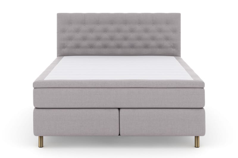 Kontinentalsäng Choice No 6 210x210 Fast Watergel - Ljusgrå|Koppar - Möbler - Säng - Kontinentalsäng