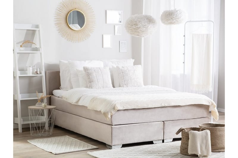 Kontinentalsäng Consul 160|200 cm - Beige - Möbler - Säng - Kontinentalsäng