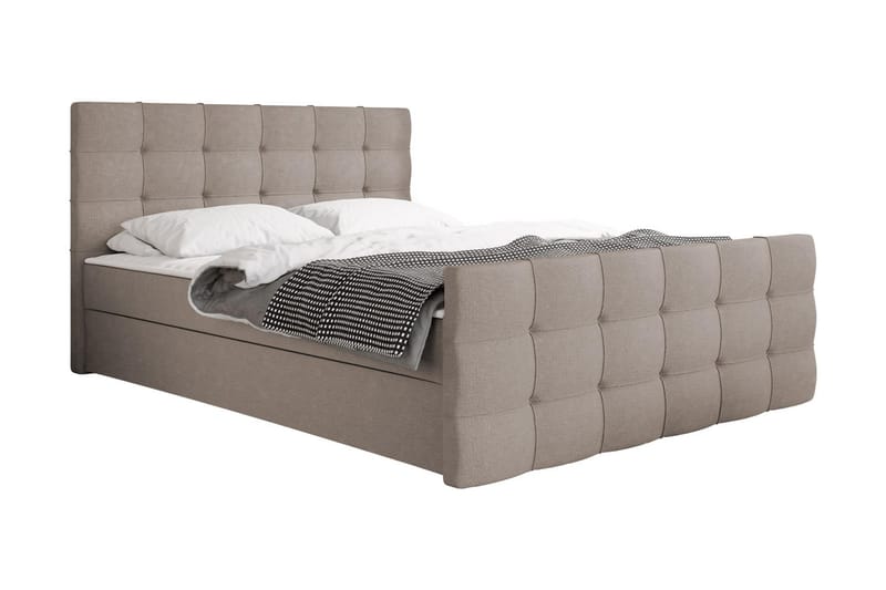 Kontinentalsäng Dihel 160x210 cm - Beige - Möbler - Säng - Kontinentalsäng
