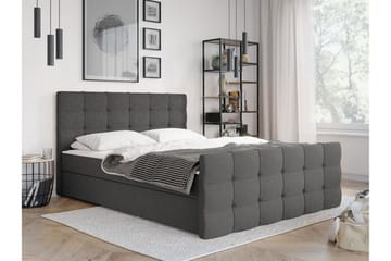 Kontinentalsäng Dihel 180x210 cm - Mörkgrå - Möbler - Säng - Kontinentalsäng