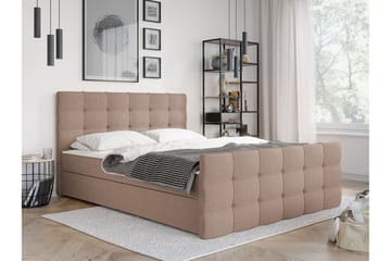 Kontinentalsäng Dihel 180x210 cm - Rosa|Beige - Möbler - Säng - Kontinentalsäng