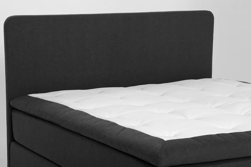 Kontinentalsäng Dolly 180x200 cm Mörkgrå - Memoryfoam Svarta Ben - Möbler - Säng - Kontinentalsäng