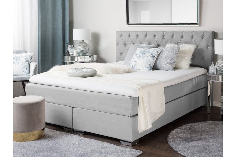 Kontinentalsäng Duchess 180|200 cm - Grå - Möbler - Säng - Kontinentalsäng