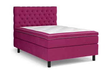Kontinentalsäng Estelle 140x200 cm - Rosa|Sammet - Möbler - Säng - Kontinentalsäng