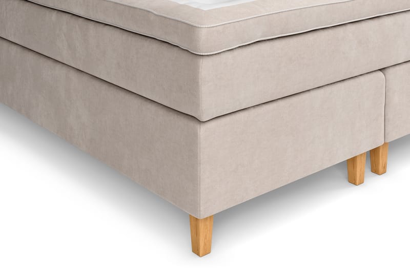 Kontinentalsäng Estelle 160x200 cm - Beige|Sammet - Möbler - Säng - Kontinentalsäng