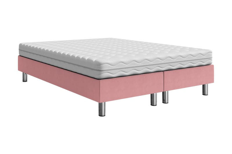 Kontinentalsäng Forenza 160x200 cm - Rosa - Möbler - Säng - Kontinentalsäng