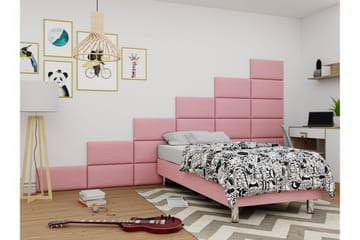 Kontinentalsäng Forenza 90x200 cm - Rosa - Möbler - Säng - Kontinentalsäng