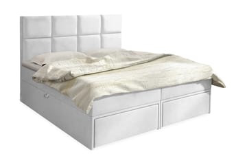 Kontinentalsäng Garda Lux 140x207 cm - Vit - Möbler - Säng - Kontinentalsäng