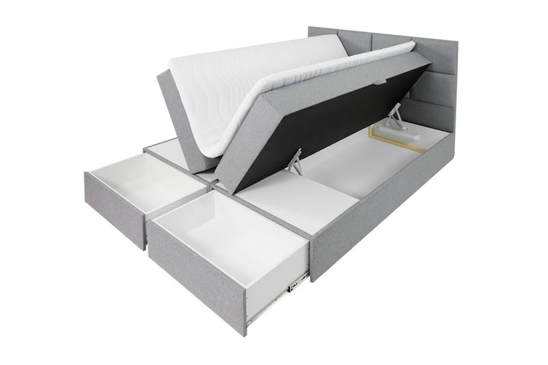 Kontinentalsäng Garda Lux 140x207 cm - Vit - Möbler - Säng - Kontinentalsäng