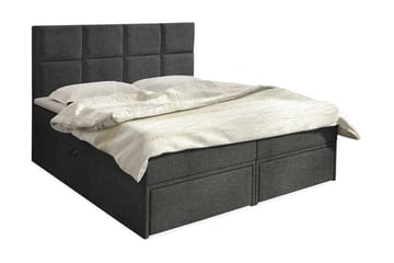 Kontinentalsäng Garda Lux 180x207 cm - Svart - Möbler - Säng - Kontinentalsäng