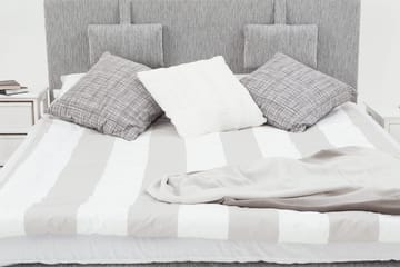 Kontinentalsäng Grand 160x200 Fast/Mjuk Ljusgrå - Latex - Möbler - Säng - Kontinentalsäng