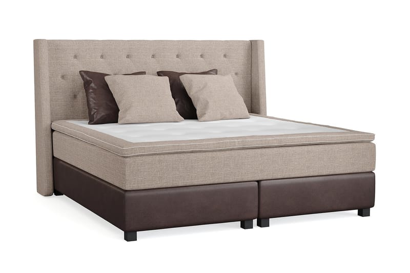 Kontinentalsäng Havanna 210x210 - (+Fler val) Beige/Brun - Möbler - Säng - Kontinentalsäng