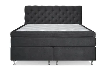 Utan sänggavel - Svart