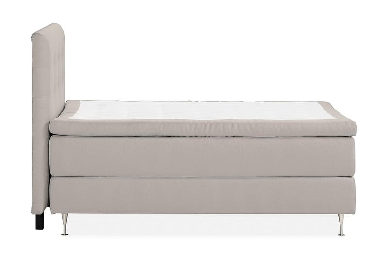 Kontinentalsäng Kakichi Boucle 120x200 - Grå - Möbler - Säng - Kontinentalsäng