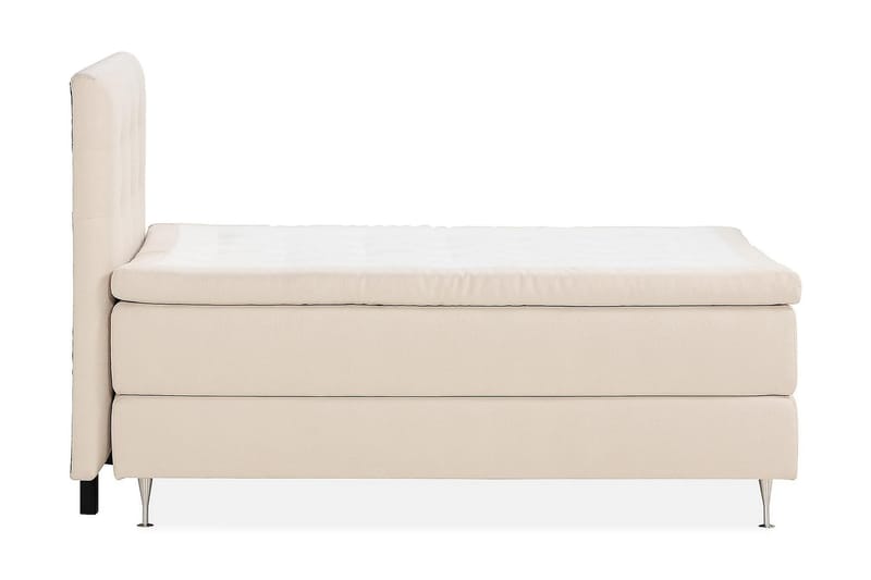 Kontinentalsäng Kakichi Boucle 120x200 - Ljusbeige - Möbler - Säng - Kontinentalsäng