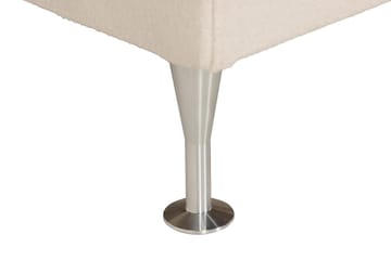 Kontinentalsäng Kakichi Boucle 120x200 - Ljusbeige - Möbler - Säng - Kontinentalsäng