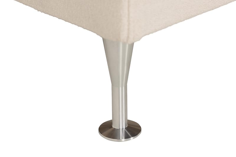 Kontinentalsäng Kakichi Boucle 120x200 - Ljusbeige - Möbler - Säng - Kontinentalsäng