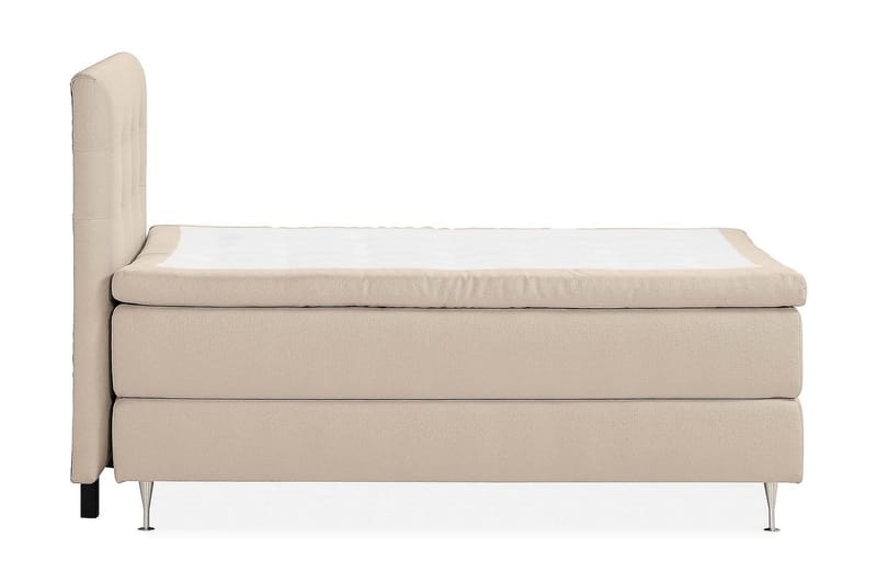 Kontinentalsäng Kakichi Boucle 140x200 - Beige - Möbler - Säng - Kontinentalsäng