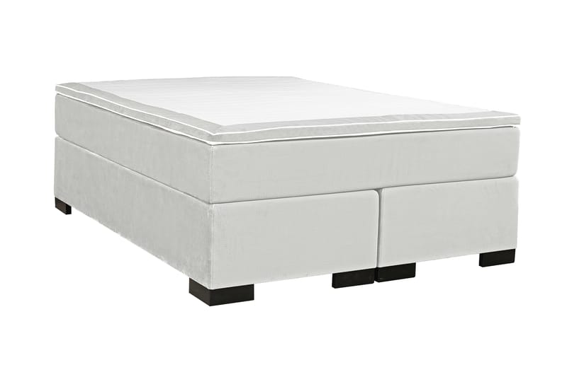 Kontinentalsäng Lagerlund 160x200 cm - Vit|Sammet - Möbler - Säng - Kontinentalsäng