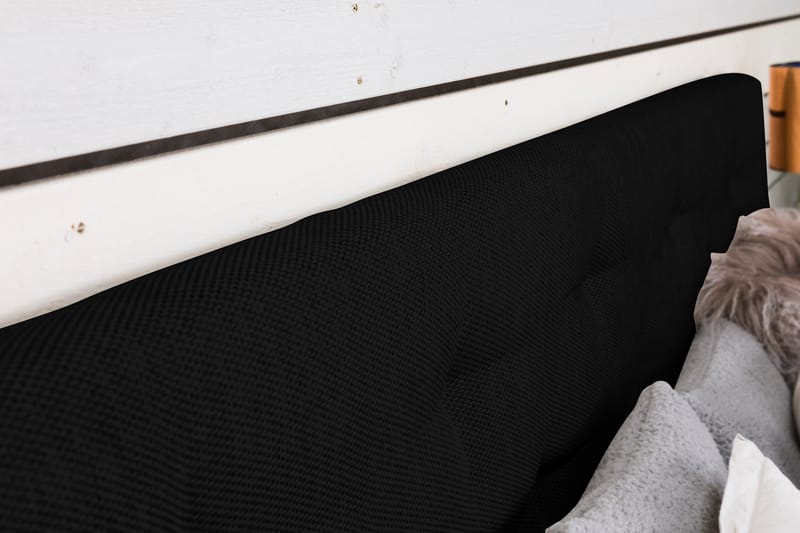 Kontinentalsäng Laze Deluxe 160x200 - Svart - Möbler - Säng - Kontinentalsäng