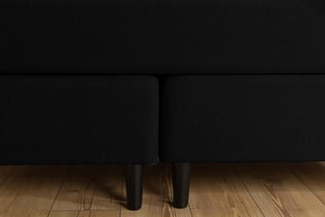 Kontinentalsäng Laze Deluxe 160x200 - Svart - Möbler - Säng - Kontinentalsäng