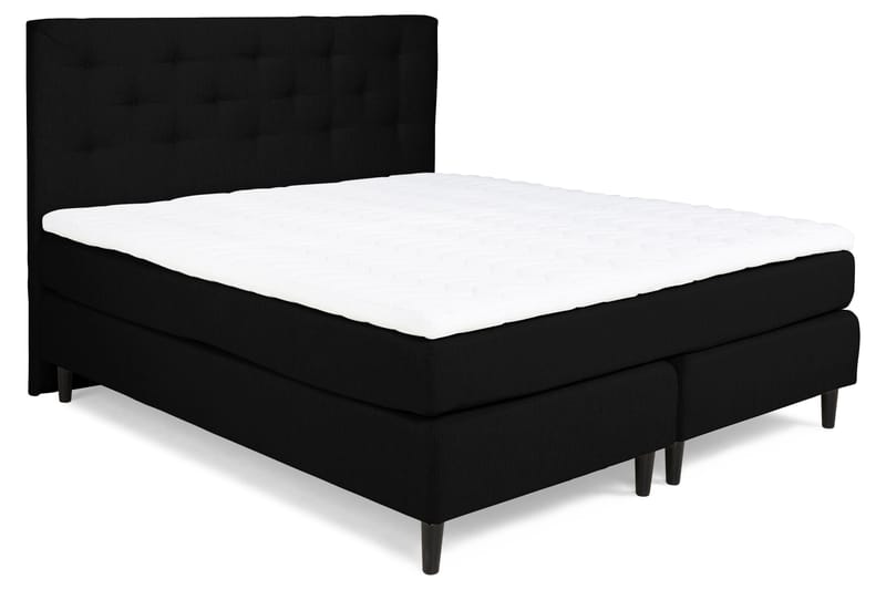 Kontinentalsäng Laze Deluxe 160x200 - Svart - Möbler - Säng - Kontinentalsäng