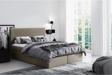 Kontinentalsäng Livoll med Förvaring 160x200 - Beige - Möbler - Säng - Kontinentalsäng