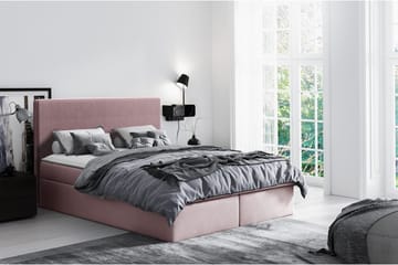 Kontinentalsäng Livoll med Förvaring 180x200 - Rosa - Möbler - Säng - Kontinentalsäng