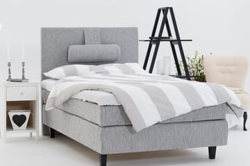 Kontinentalsäng Longford 120x200 Fast Polyeterskum - Ljusgrå - Möbler - Säng - Kontinentalsäng