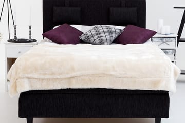 Kontinentalsäng Longford 120x200 Fast Polyeterskum - Svart - Möbler - Säng - Kontinentalsäng