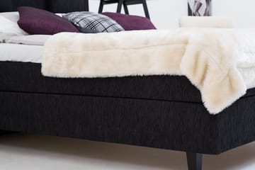 Kontinentalsäng Longford 120x200 Fast Polyeterskum - Svart - Möbler - Säng - Kontinentalsäng