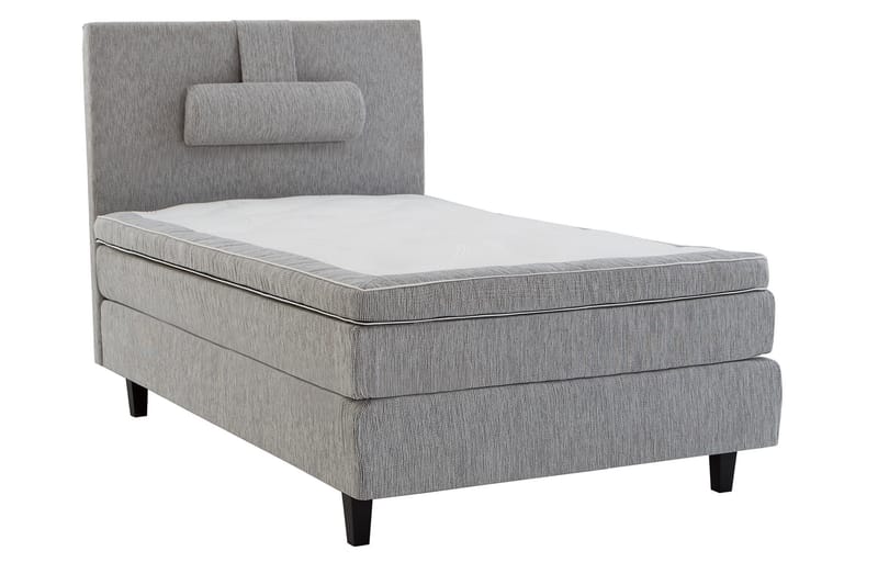 Kontinentalsäng Longford 120x200 Fast Polyeterskum - Ljusgrå - Möbler - Säng - Kontinentalsäng