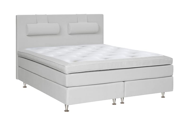 Kontinentalsäng Longford 160x200 Fast Valbar - Malaga Ljusgrå - Möbler - Säng - Kontinentalsäng
