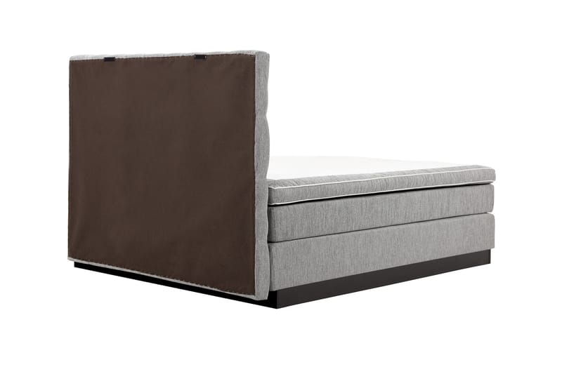 Kontinentalsäng Longford 160x200 Fast Polyeterskum - Ljusgrå - Möbler - Säng - Kontinentalsäng