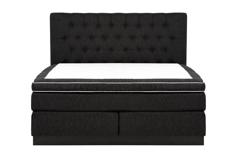 Kontinentalsäng Longford 160x200 Fast Polyeterskum - Svart - Möbler - Säng - Kontinentalsäng