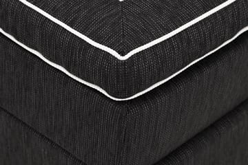 Kontinentalsäng Longford 160x200 Fast Polyeterskum - Svart - Möbler - Säng - Kontinentalsäng