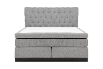 Kontinentalsäng Longford 160x200 Fast Polyeterskum - Ljusgrå - Möbler - Säng - Kontinentalsäng