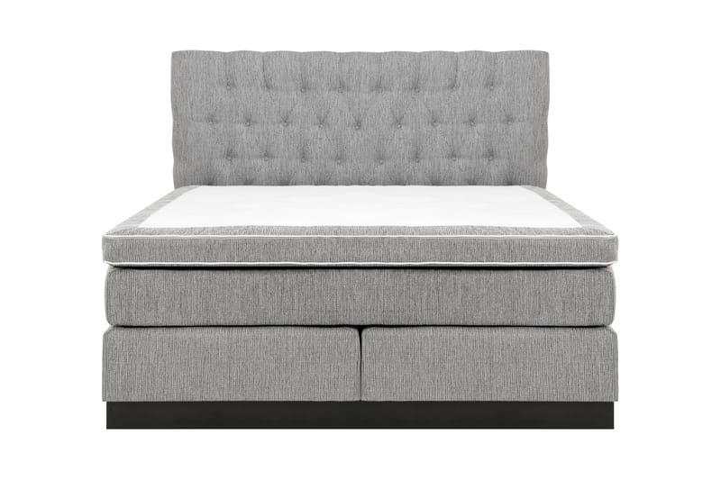 Kontinentalsäng Longford 160x200 Fast Polyeterskum - Ljusgrå - Möbler - Säng - Kontinentalsäng