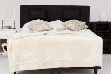 Kontinentalsäng Longford 160x200 Fast Polyeterskum - Svart - Möbler - Säng - Kontinentalsäng