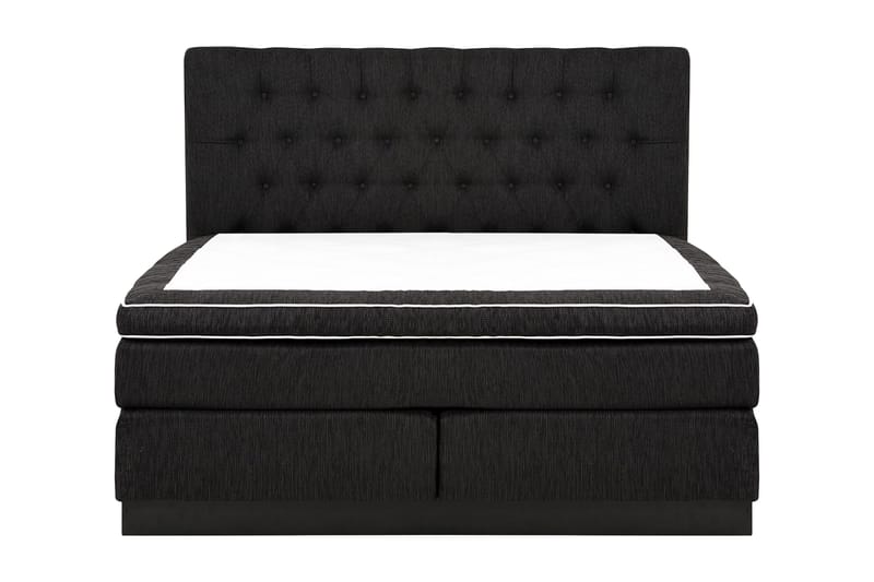 Kontinentalsäng Longford 180x200 Fast Polyeterskum - Svart - Möbler - Säng - Kontinentalsäng