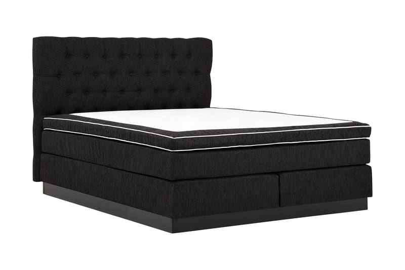 Kontinentalsäng Longford 180x200 Fast Polyeterskum - Svart - Möbler - Säng - Kontinentalsäng