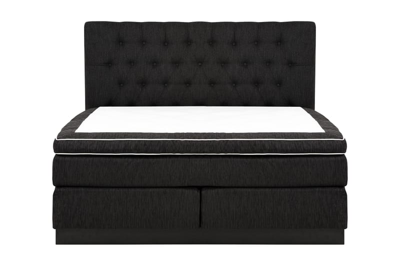 Kontinentalsäng Longford 180x200 Fast Polyeterskum - Svart - Möbler - Säng - Kontinentalsäng