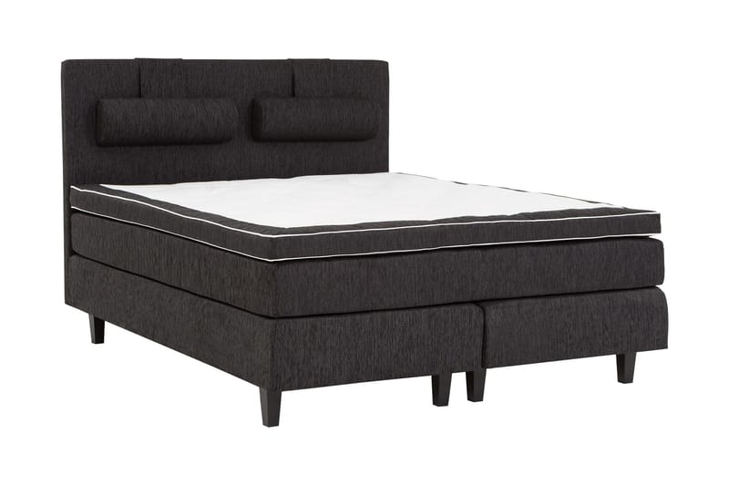 Kontinentalsäng Longford 180x200 Fast Polyeterskum - Svart - Möbler - Säng - Kontinentalsäng